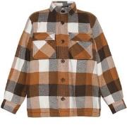 Molo Hayes Plaid Shirt Jacket Brown 110 cm