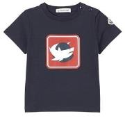 Moncler Maglia T-Shirt Navy 6-9 months
