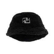 NUNUNU Sherpa Branded Bucket Hat Black M