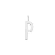 Design Letters Silver Letter Charm 16 mm - P One Size