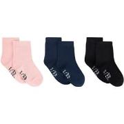 A Happy Brand 3-Pack Socks Pink 37-39 (10-11 Years)