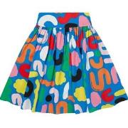 Stella McCartney Kids Printed Skirt Blue 4 Years