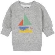 Bobo Choses Sailboat Sweatshirt Gray 6 Months