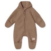MINI A TURE Adel Fleece Coverall Brownie 6 Months