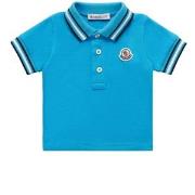 Moncler Branded Polo Shirt Blue 12-18 Months