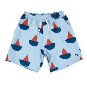 Bobo Choses Printed Swim Shorts With Sailing Boats Blue 4-5 Years