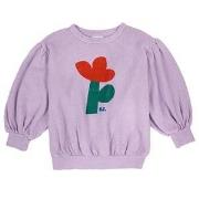Bobo Choses Sweatshirt With Flower Print Lavender 2-3 Years