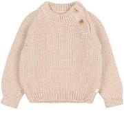búho Knit Sweater Cream 3 Months