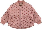 Kuling Odense Heart Printed Thermo Jacket Woody Rose 74 cm