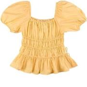 The Middle Daughter Peplum Blouse Yellow 13-14 Years