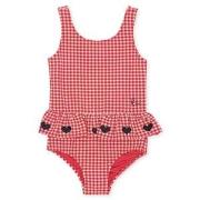 Konges Sløjd Soline Gingham Swimsuit Barbados Cherry 5-6 Years