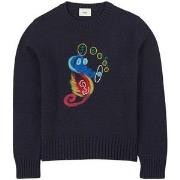 Fendi Seahorse Knit Sweater Navy 12 years
