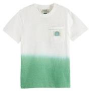 Scotch & Soda T-Shirt With Tie-dye Effect Green 6 Years