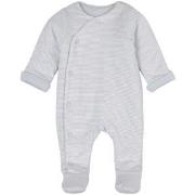Absorba Striped Footed Pajama Soft Blue 6 Months