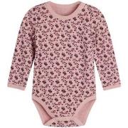 Hust&Claire Badia Printed Baby Body Dusty Rose 56 cm