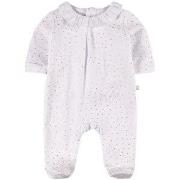 Carrément Beau Dotted Footed Baby Body White 3 Months