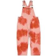Piupiuchick Overalls With A Tie-dye Effect Orange 4 Years