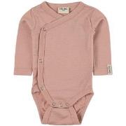 Kuling Wool Baby Body Pink 50/56 cm