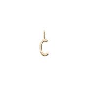 Design Letters Gold Letter Charm 10 mm - C One Size