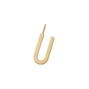 Design Letters Gold Letter Charm 16 mm - U One Size