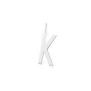 Design Letters Silver Letter Charm 16 mm - K One Size