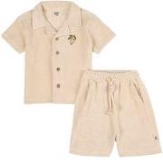 Buddy & Hope Siv GOTS Shirt And Shorts Set With Lemon Sand 74/80 cm