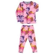 Småfolk Printed T-shirt And Leggings Set With Horses Sea Pink 1-2 Year...