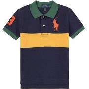 Ralph Lauren Branded Polo Shirt Navy 2 Years