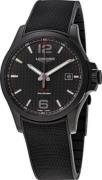 Longines Miesten kello L3.726.2.66.9 Conquest V.H.P. Musta/Kumi Ø43