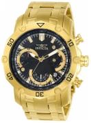 Invicta Miesten kello 22767 Pro Diver Musta/Kullansävytetty teräs