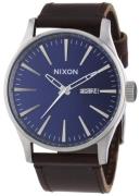 Nixon Miesten kello A1051524-00 Sininen/Nahka Ø42 mm