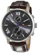 Tommy Hilfiger Miesten kello 1791309 Alden Harmaa/Nahka Ø44 mm