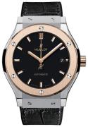 Hublot Miesten kello 511.NO.1181.LR Classic Fusion Musta/Nahka Ø45 mm