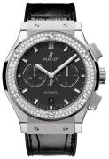 Hublot Miesten kello 521.NX.1171.LR.1104 Classic Fusion Musta/Nahka