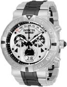 Invicta Miesten kello 33782 Shaq Valkoinen/Teräs Ø52 mm