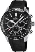 Festina Miesten kello F20515-2 Ceramic Musta/Kumi Ø44 mm