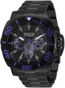 Invicta Miesten kello 35097 Marvel Musta/Teräs Ø48 mm