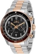 Invicta Miesten kello 33965 Speedway Musta/Punakultasävyinen Ø46 mm