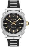 Bulova Miesten kello 98B319 Precisionist Musta/Teräs Ø41 mm