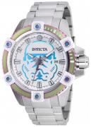 Invicta Miesten kello 26555 Valkoinen/Teräs Ø48 mm