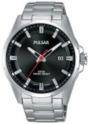 Pulsar Miesten kello PS9509X1 Dress Musta/Teräs Ø43 mm