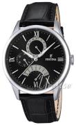 Festina Miesten kello F16823-2 Sport Musta/Nahka Ø43 mm