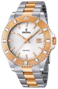 Festina Naisten kello F16687-1 Dress Hopea/Punakultasävyinen Ø40 mm