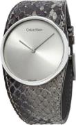 Calvin Klein Naisten kello K5V231Q4 Spellbound Hopea/Nahka Ø39 mm