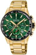 Festina Miesten kello F20634-4 Timeless Vihreä/Kullansävytetty