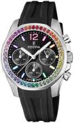 Festina Naisten kello F20610-3 Boyfriend Musta/Kumi Ø38.1 mm