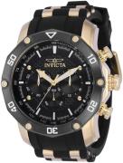 Invicta Miesten kello 37722 Pro Diver Musta/Kullansävytetty teräs