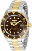 Invicta Miesten kello 35701 Pro Diver Ruskea/Kullansävytetty teräs