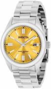 Invicta Naisten kello 38472 Pro Diver Keltainen/Teräs Ø38 mm