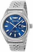 Invicta Miesten kello 38408 Aviator Sininen/Teräs Ø43 mm